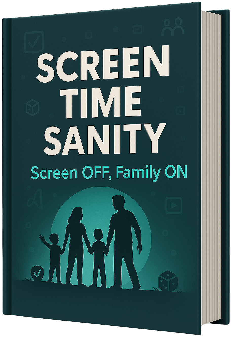 Happy family thanks to Screen Time Sanity